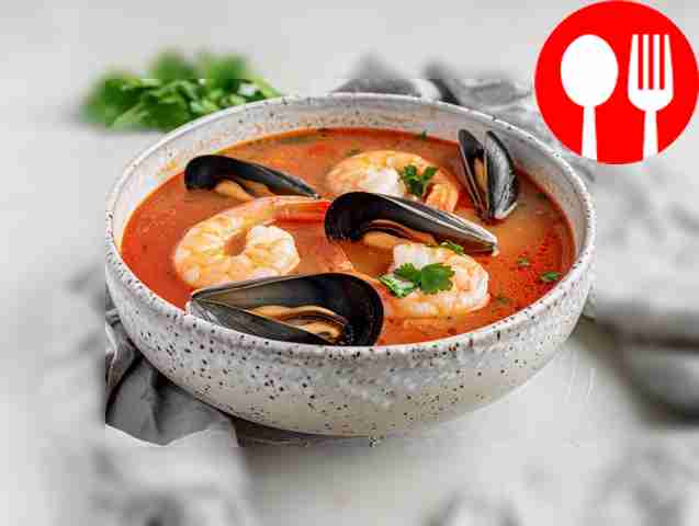 Суп Том Ям морепродуктами