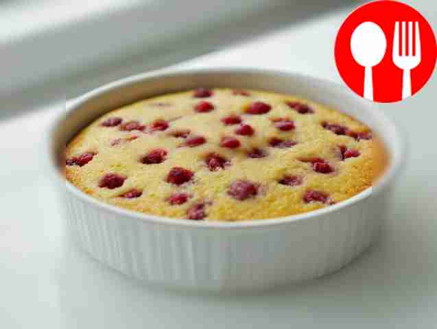 Ароматный манник с брусникой