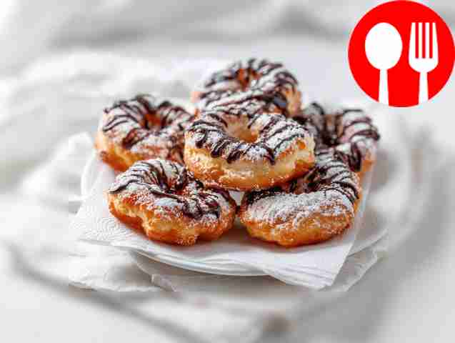 Воздушные творожные бублики