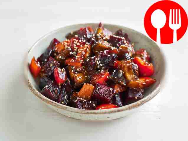 Свекла в соусе терияки