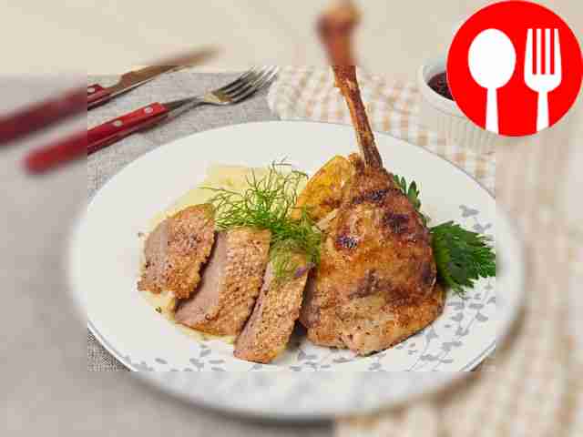 Запеченный гусь