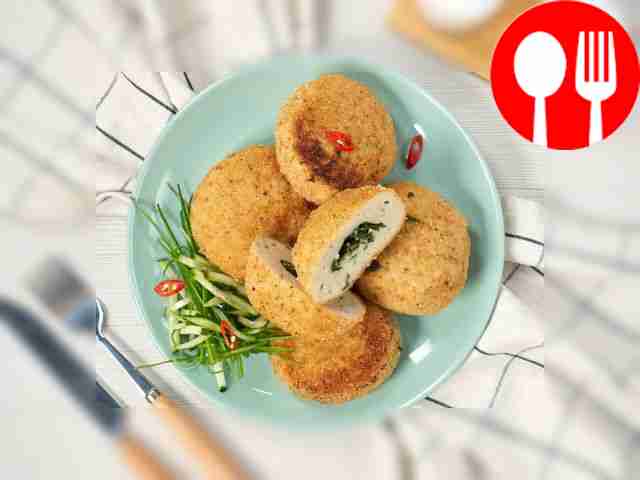 Биточки с сыром