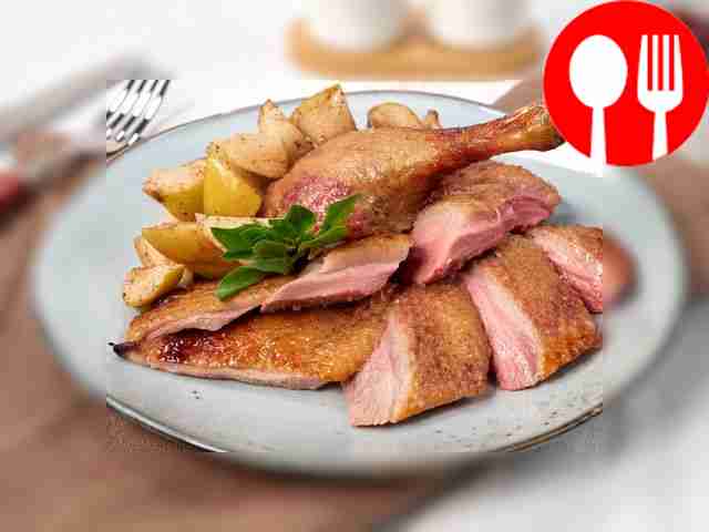 Гусь в духовке