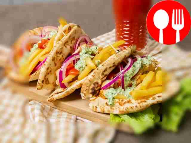 Гирос с картошкой