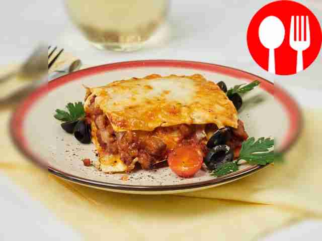 Лазанья с томатной пастой