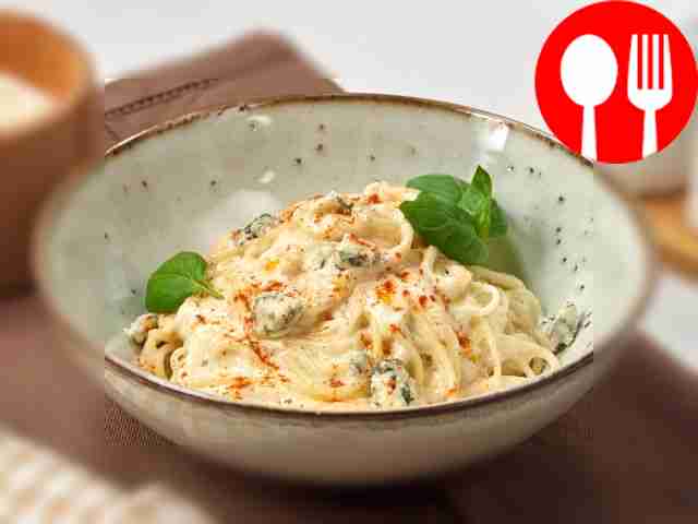 Спагетти с горгонзолой