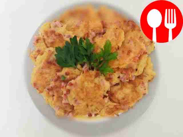 Аппетитные драники с ветчиной