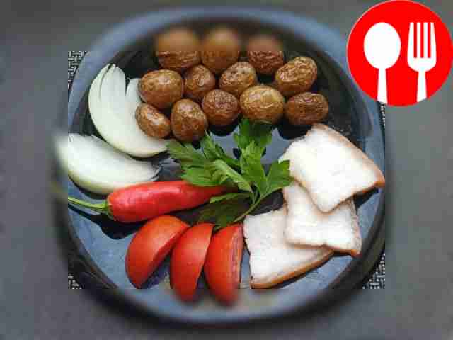 Ароматное маринованное сало