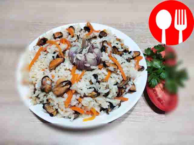 Великолепный плов с мидиями