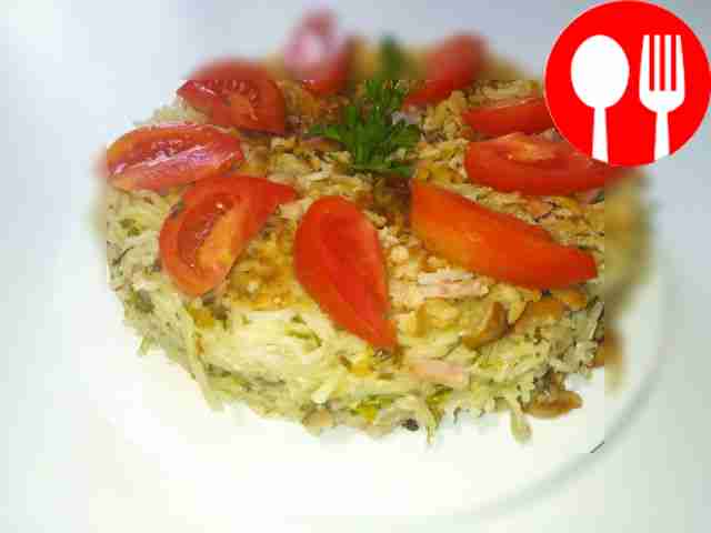 Нежное суфле с макаронами