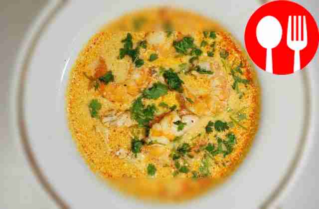 Тайский суп Том Кха с курицей