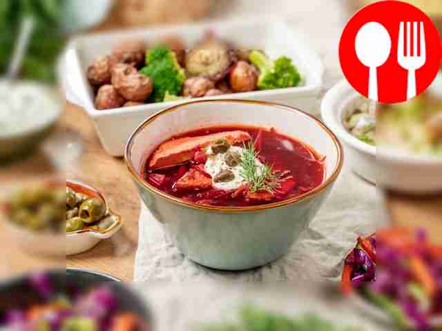 Классический борщ с курицей