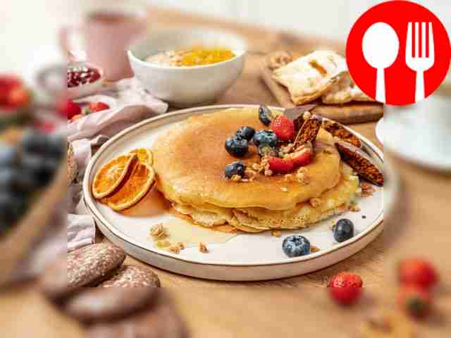 Блинчики на молоке с дырочками