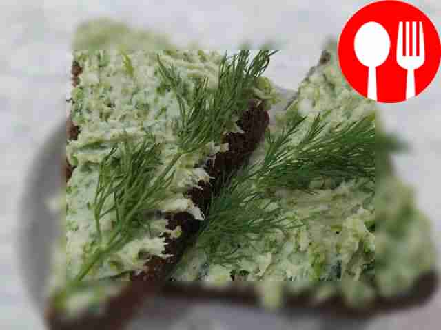 Оригинальное сало с чесночными стрелками