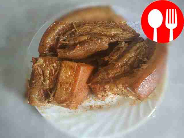 Пикантная грудинка с прослойками мяса