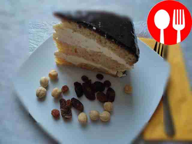 Эффектный бисквит-пломбир