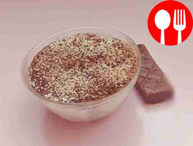 Ароматный сливочно-кокосовый десерт