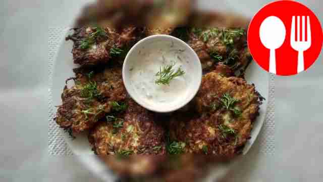 Витаминные драники из патиссонов