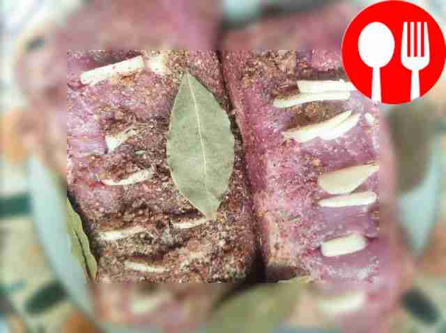 Медовая свинина с апельсином