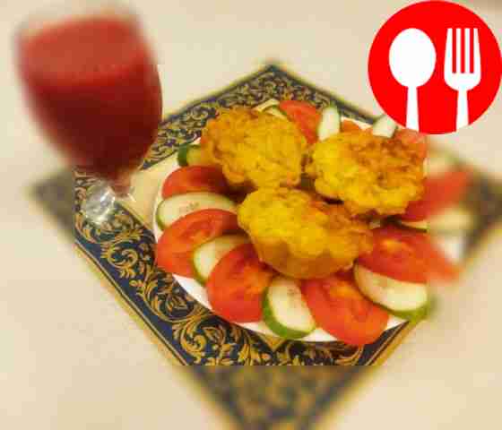 Корзиночки с суфле из кролика