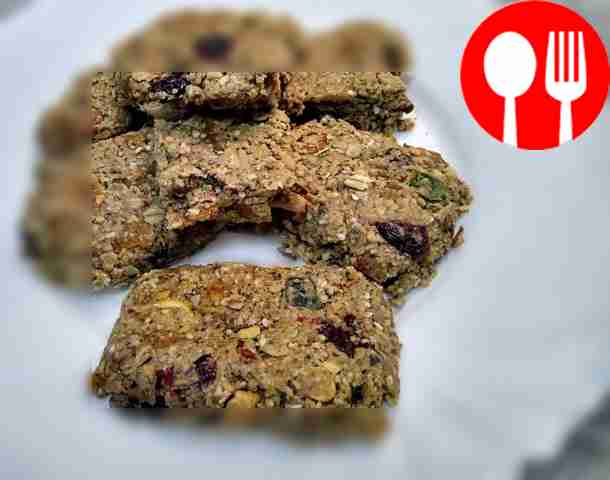 Сытное суфле с орехами и сухофруктами