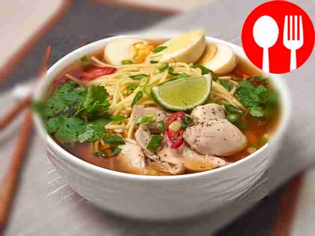 Рамен с курицей