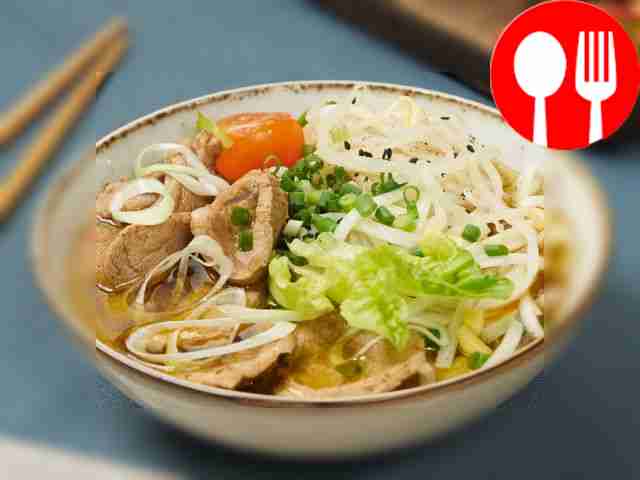 Рамен с бульоном