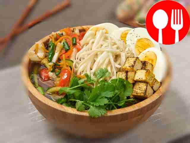 Рамен с овощами