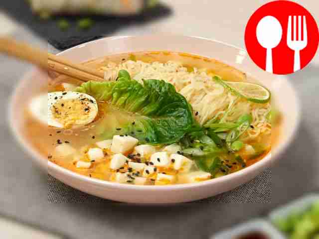 Рамен с сыром