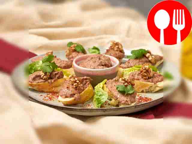 Багет с консервированной красной фасолью