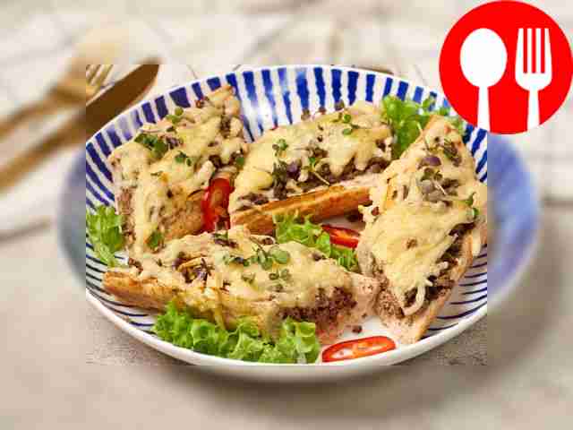 Багет с куриными потрохами