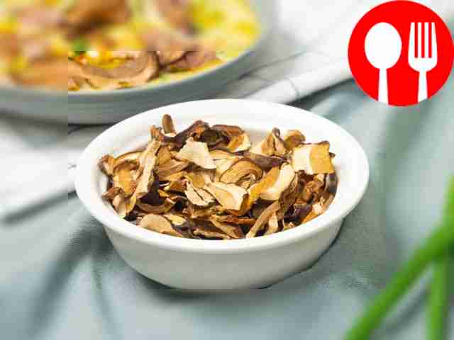 Cушеные белые грибы