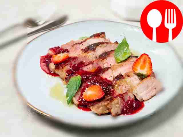 Брусничный соус к мясу