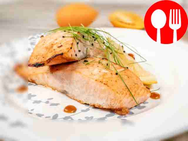 Кижуч стейки в духовке