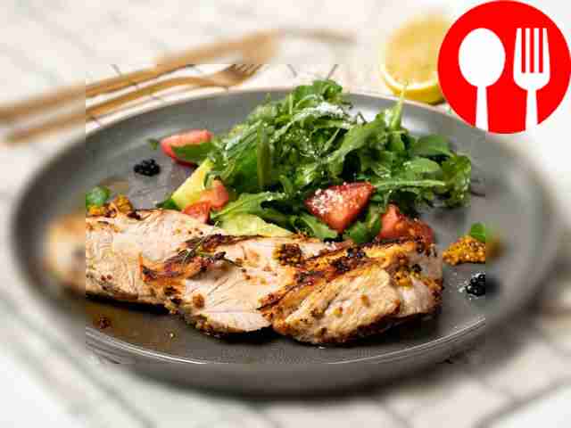 Стейк из индейки на сковороде