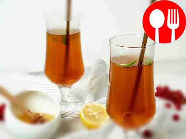 Зимний мандариновый напиток