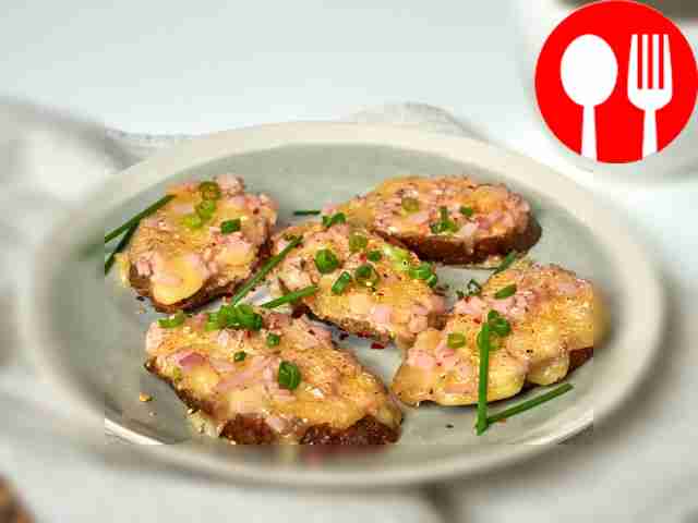 Багет на сковородке