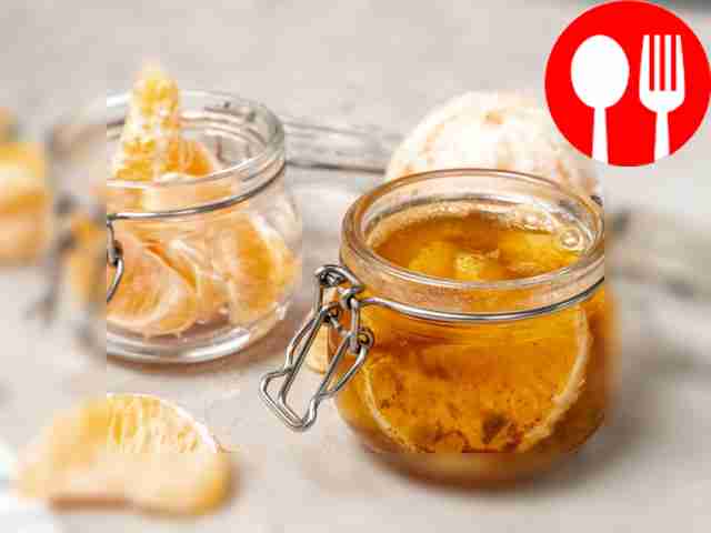 Приготовьте мандариновые дольки. Очистив...