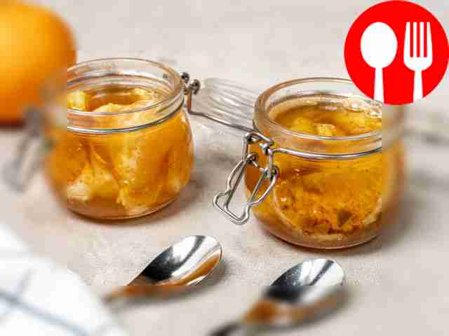 Мандариновые дольки в коричном сиропе