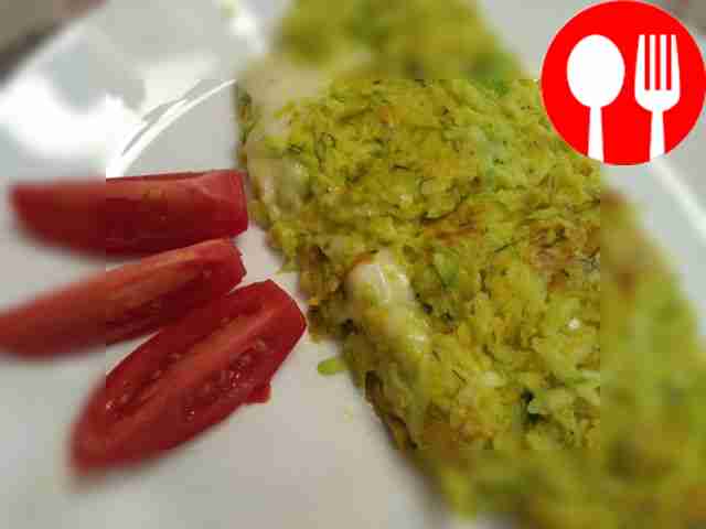 Кабачковый чебурек с сыром