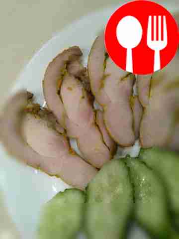 Запеченное мясо индейки для бутербродов или перекуса