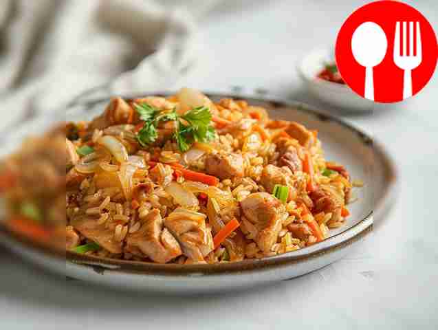 Плов из бурого риса в мультиварке