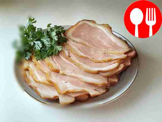 Сытный бекон с луком и специями