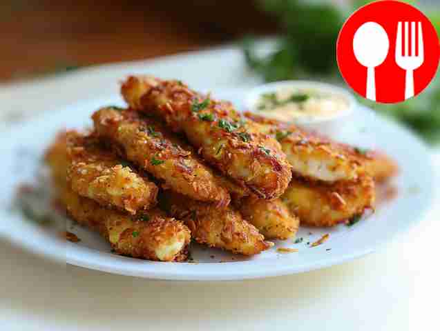 Хрустящие куриные наггетсы в чипсах