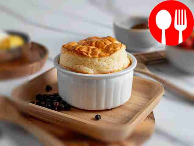 Ароматное лимонное суфле