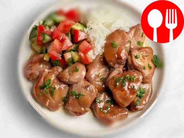 Пикантная курица с паприкой на сковороде