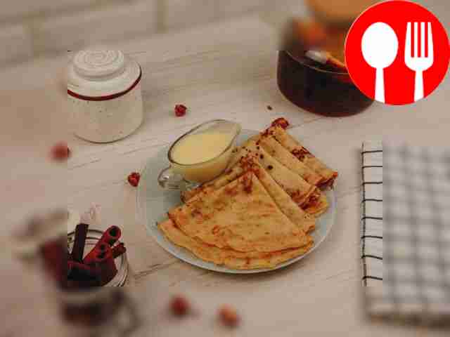 Блинчики со сгущенкой