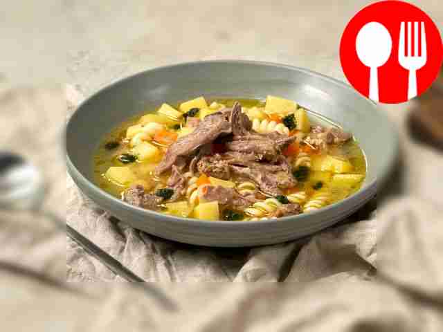 Суп из шеи индейки