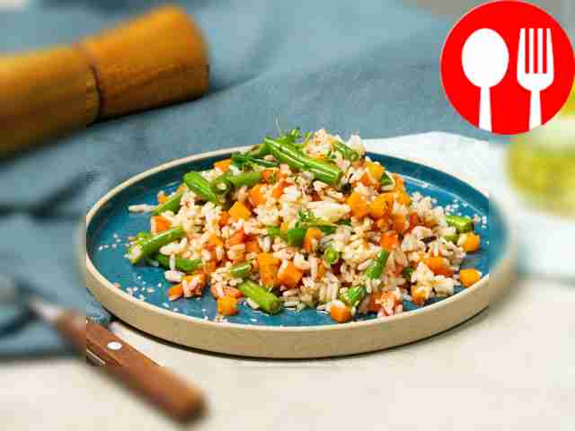 Рис со специями и овощами