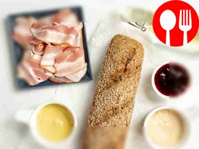 Разложите необходимые ингредиенты на рабочей...